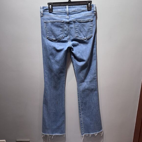 Paige Manhattan Bootcut Raw Hem Jeans Size 28- READ DESCRIPTION! - Picture 2 of 7